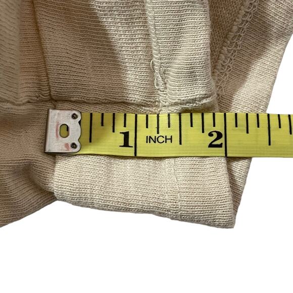 Stylenanda Drawstring Waist Cotton Shorts - Oatmeal - F - Picture 6 of 11